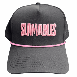 Pink Drink Black Golf Hat